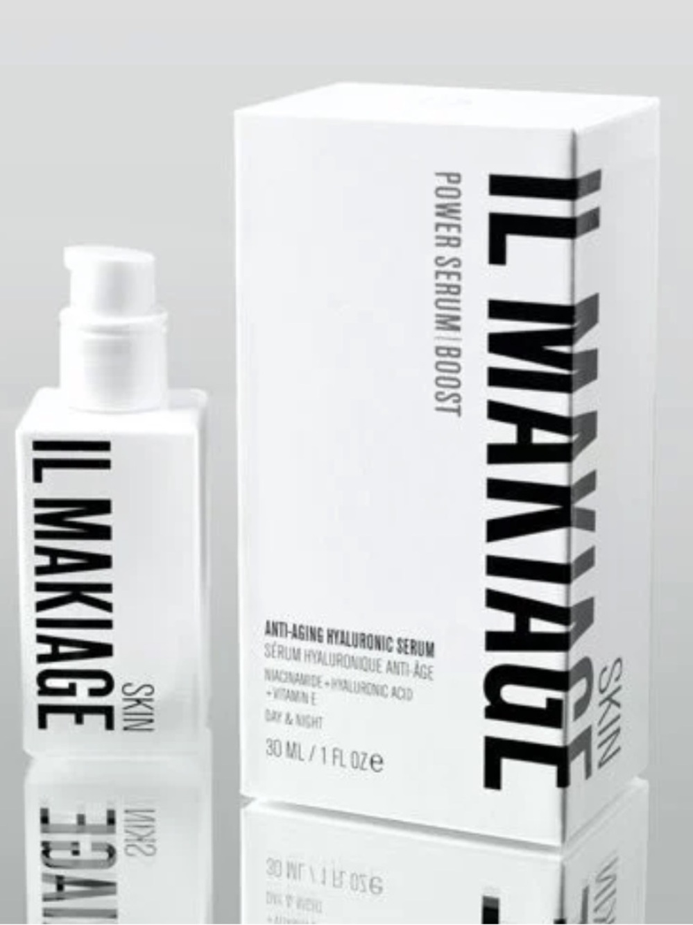 IL MAKIAGE Power Serum Boost Anti-Aging Hyaluronic Serum Brand New Sealed 30mL - Picture 2 of 5